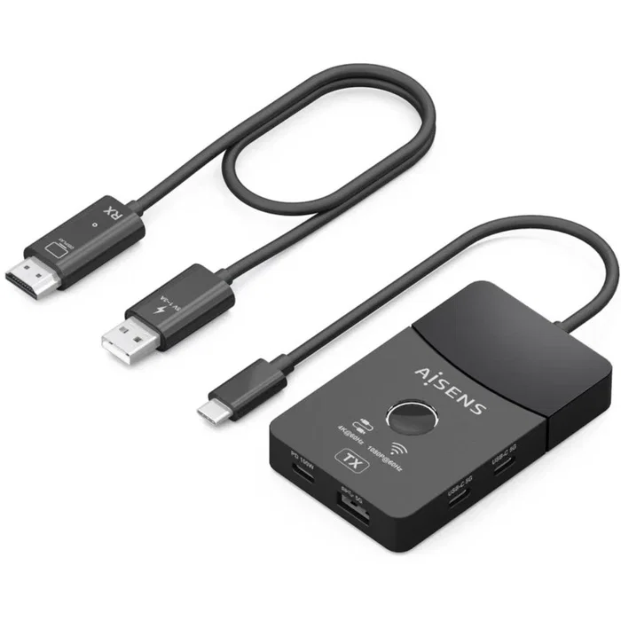 AISENS Docking USB-C a HDMI Negro ASWL-H2KDC30M05-BK AISENS Docking USB-C a HDMI Negro ASWL-H2KDC30M05-BK